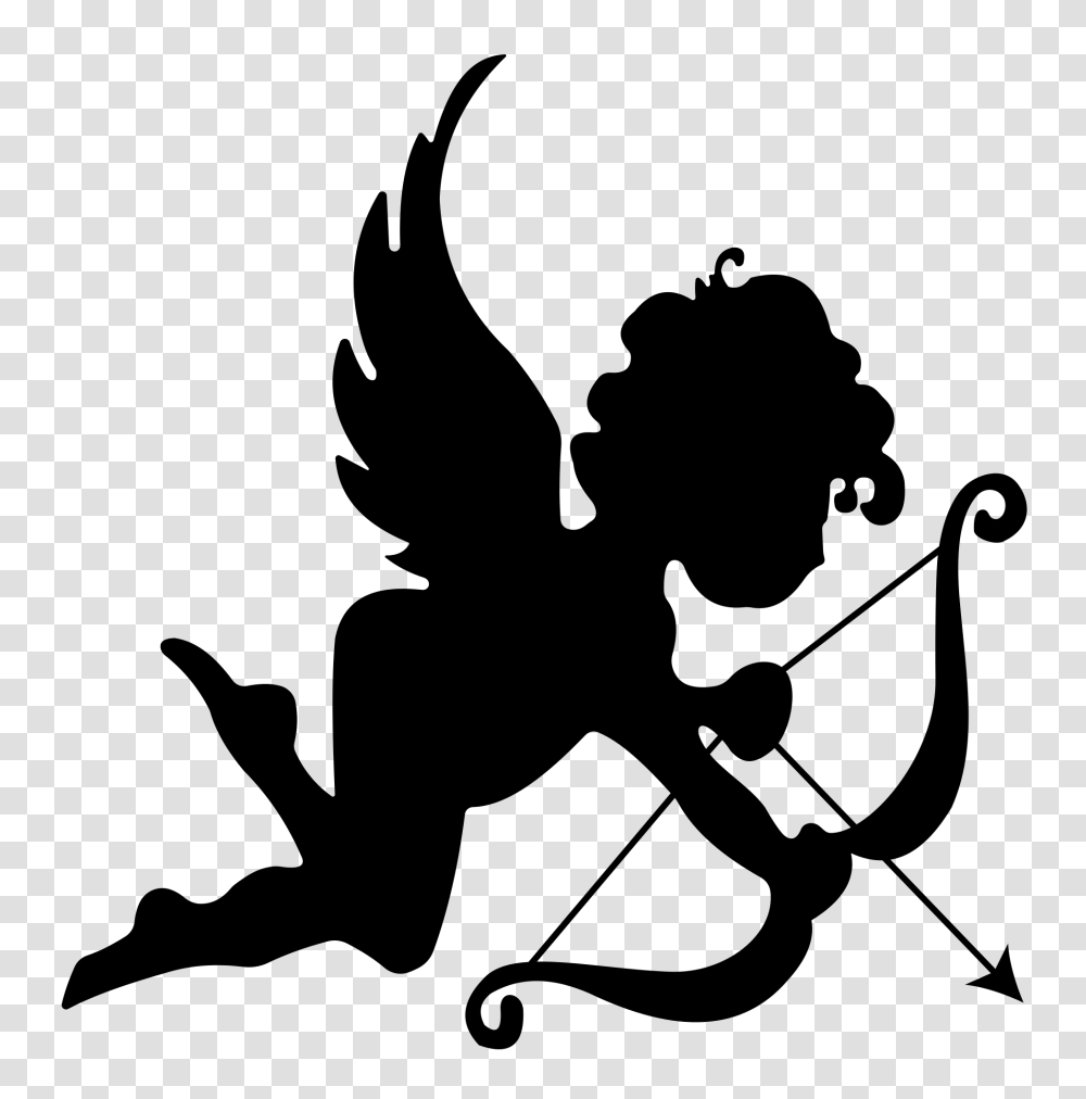 Cupid Images, Cross, Silhouette, Stencil Transparent Png