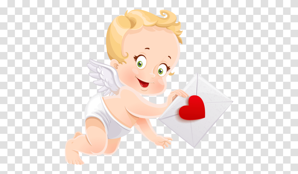 Cupid Love Angel Cartoon For Valentines Illustration, Person, Human Transparent Png