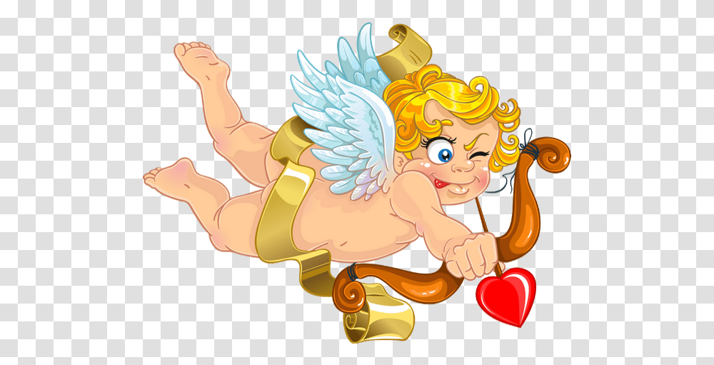 Cupid Love Drawing Cartoon Muscle For Valentines Day 600x450 Cupid, Toy, Angel Transparent Png