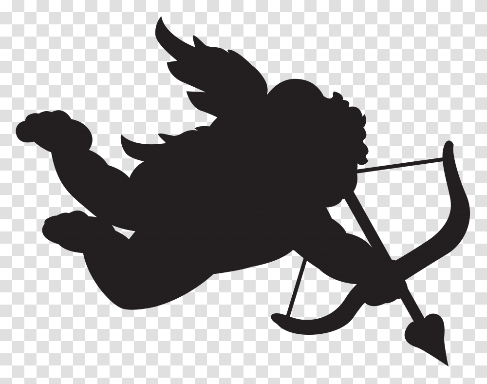 Cupid Silhouette Clip Art, Cross, Logo Transparent Png