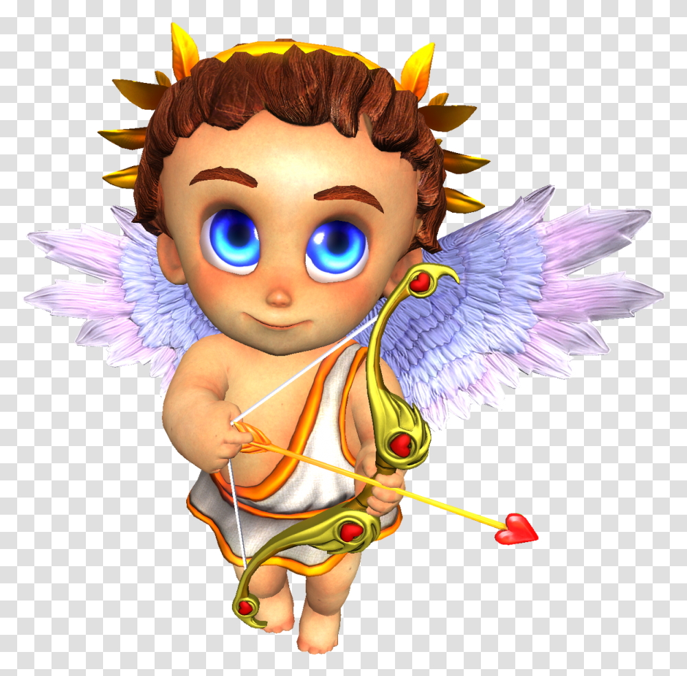 Cupid Smite, Doll, Toy, Person Transparent Png
