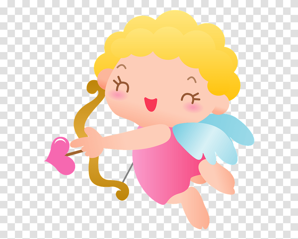 Cupid With Bow And Arrow Clipart Free Download, Toilet, Bathroom, Indoors Transparent Png