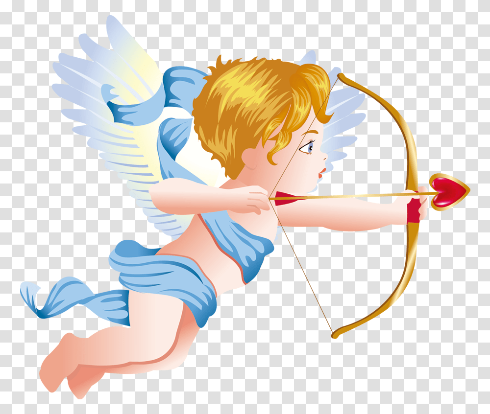 Cupids Bow Angel Clip Art Cupid Love Bow And Arrow, Person, Human Transparent Png