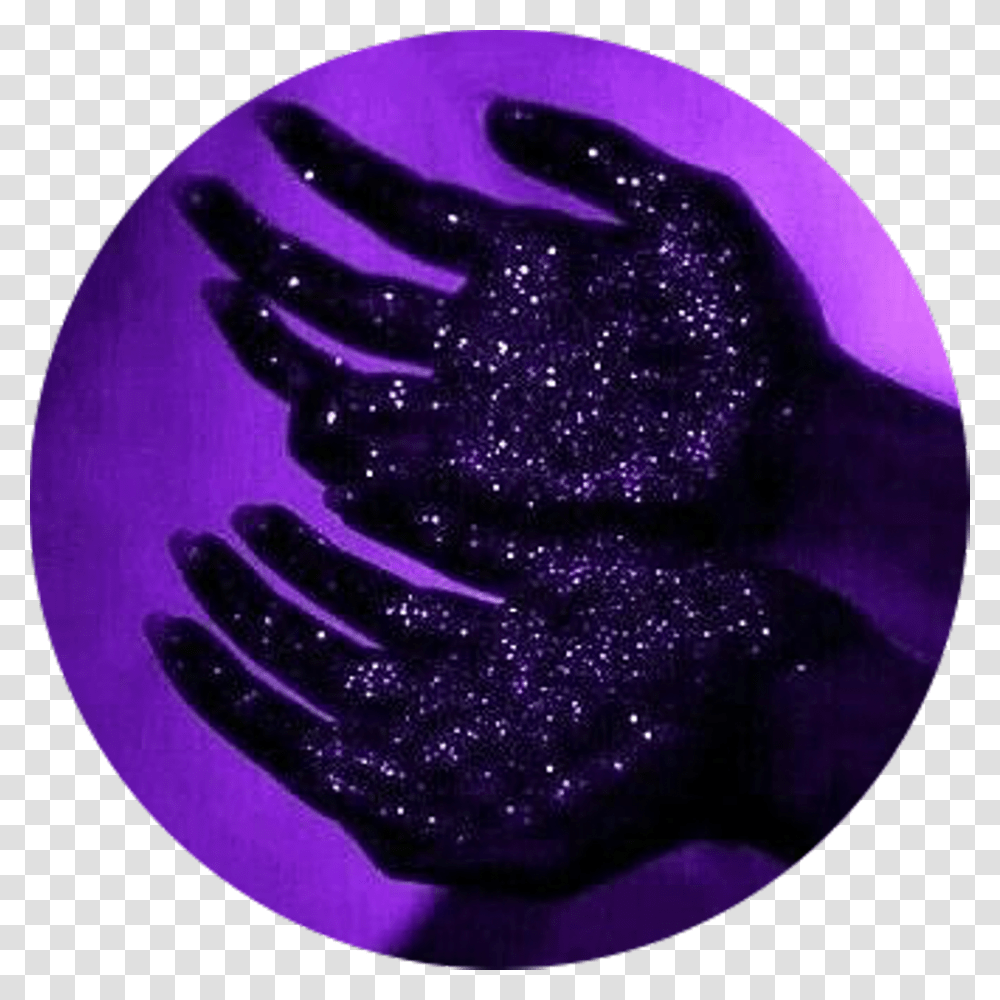 Cupped Hands Pastel Black Aesthetic, Purple, Light, Astronomy, Outer Space Transparent Png