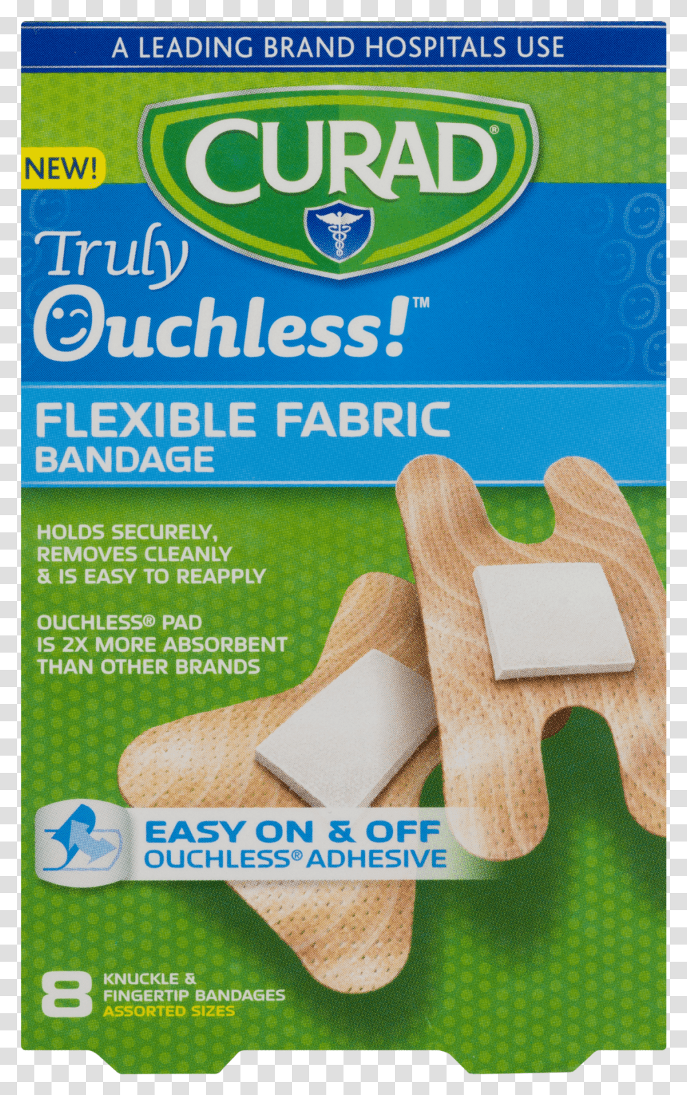 Curad Truly Ouchless Flexible Fabric Bandages Transparent Png