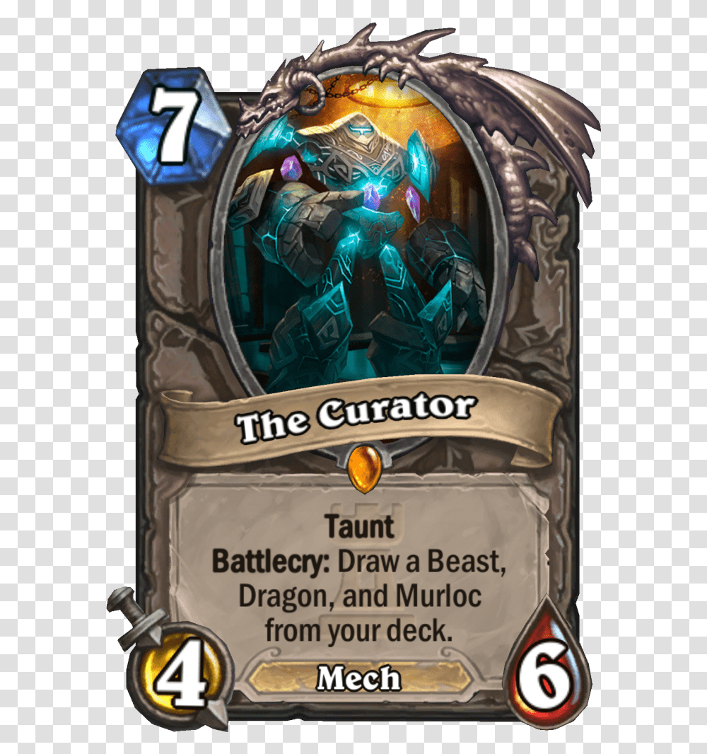 Curator Card Hearthstone Marin The Fox, Helmet, Apparel, Sweets Transparent Png