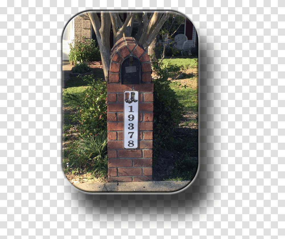 Curb Address Plaque Arch, Mailbox, Letterbox, Postbox, Public Mailbox Transparent Png