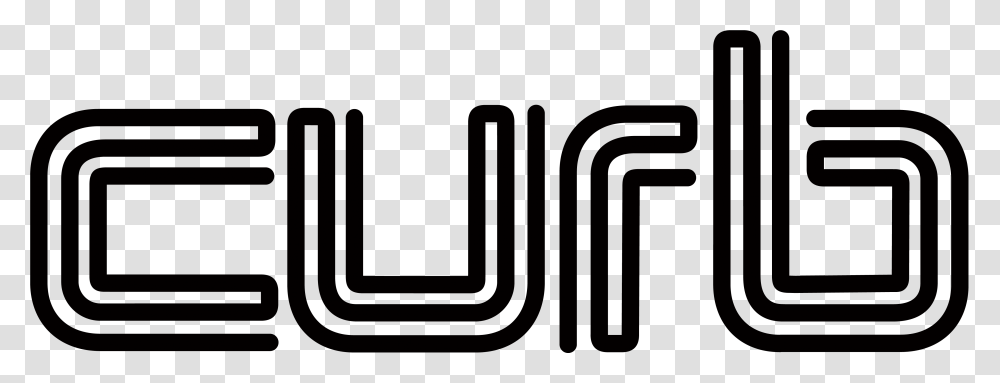 Curb Logo Black On White Giant Download Transparent Png
