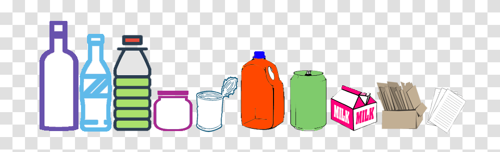 Curbside Recycling, Beverage, Drink, Bottle, Milk Transparent Png