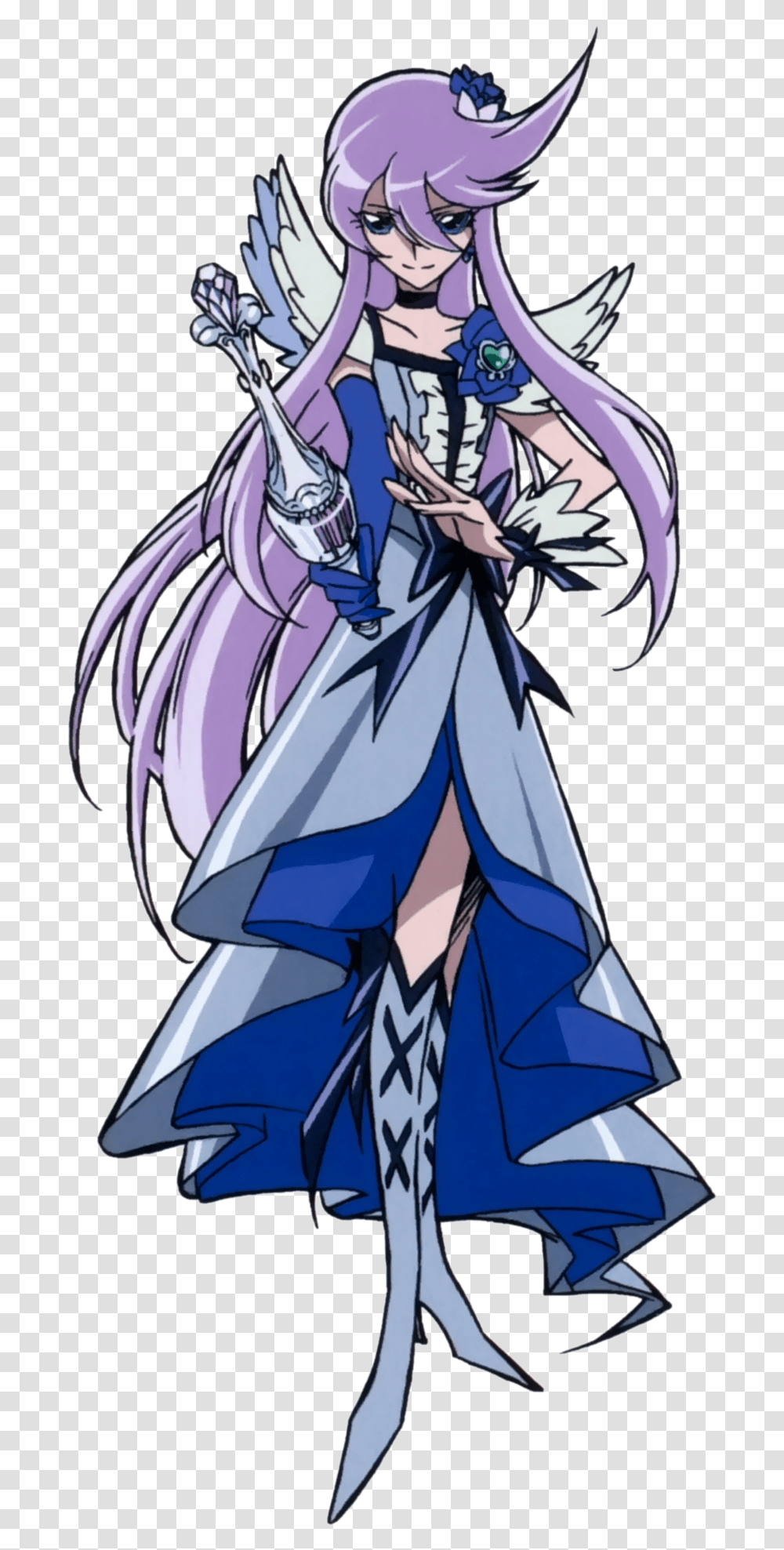 Cure Moonlight With Her Moon Tact Pose Pretty Cure Cure Moonlight, Manga, Comics, Book, Person Transparent Png
