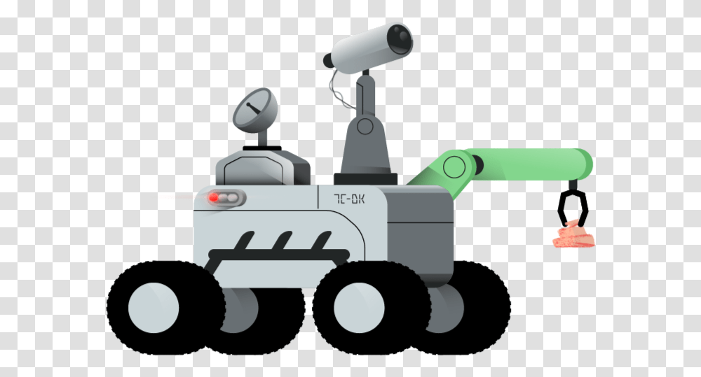 Curiosity Tractor, Lawn Mower, Tool, Vehicle, Transportation Transparent Png
