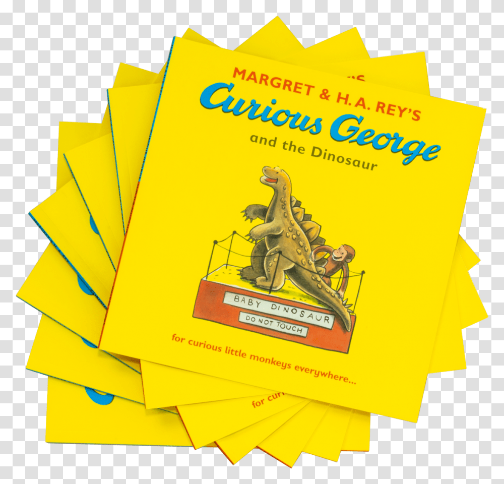 Curious George 7 Books Bundle Illustration, Advertisement, Paper, Poster, Flyer Transparent Png