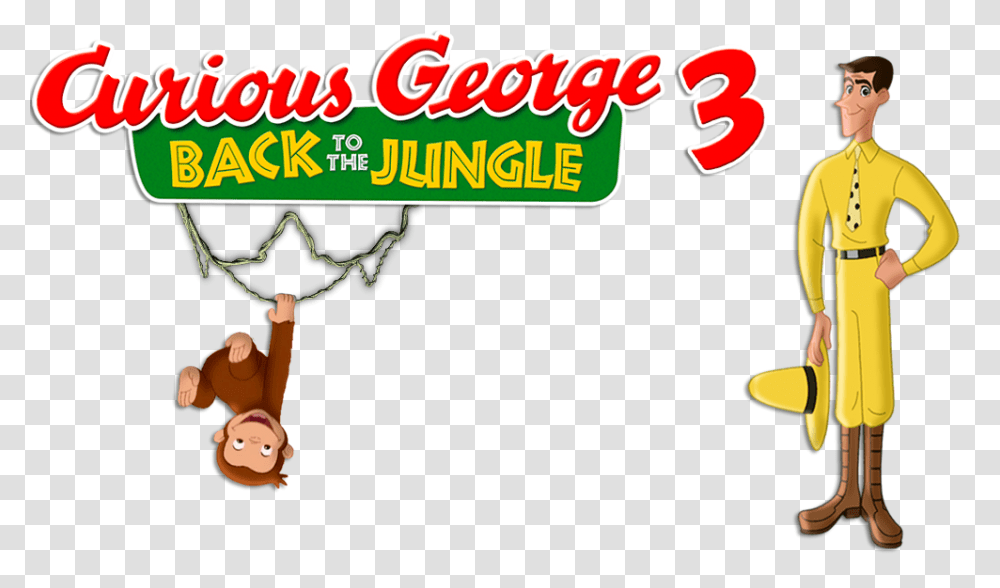 Curious George Back To The Jungle Movie Fanart Fanart Tv, Person, People, Word Transparent Png