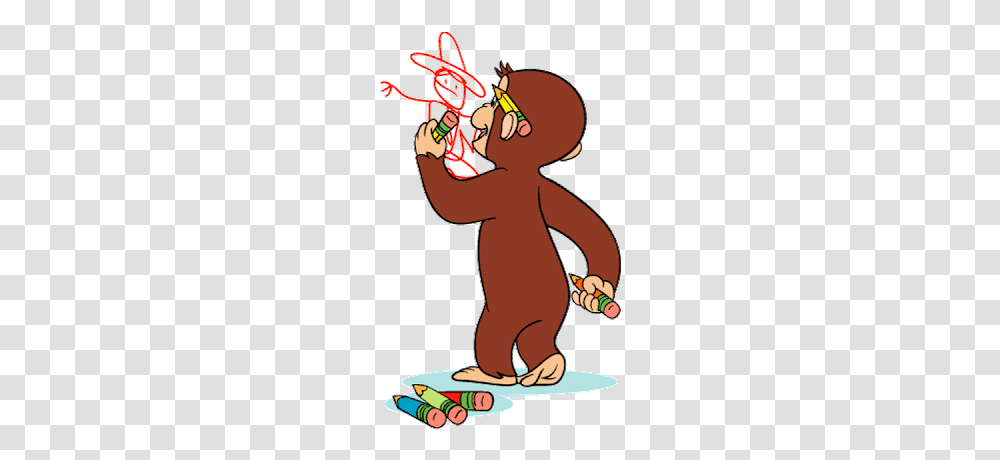 Curious George Cartoon Monkey Images On A Background, Person, Human, Outdoors, Animal Transparent Png