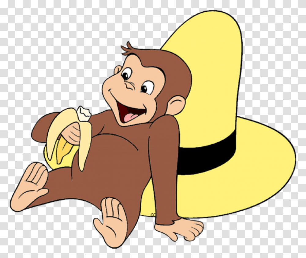 Curious George Clip Art Images Cartoon Clip Art Regarding Curious George, Apparel, Cowboy Hat, Elephant Transparent Png