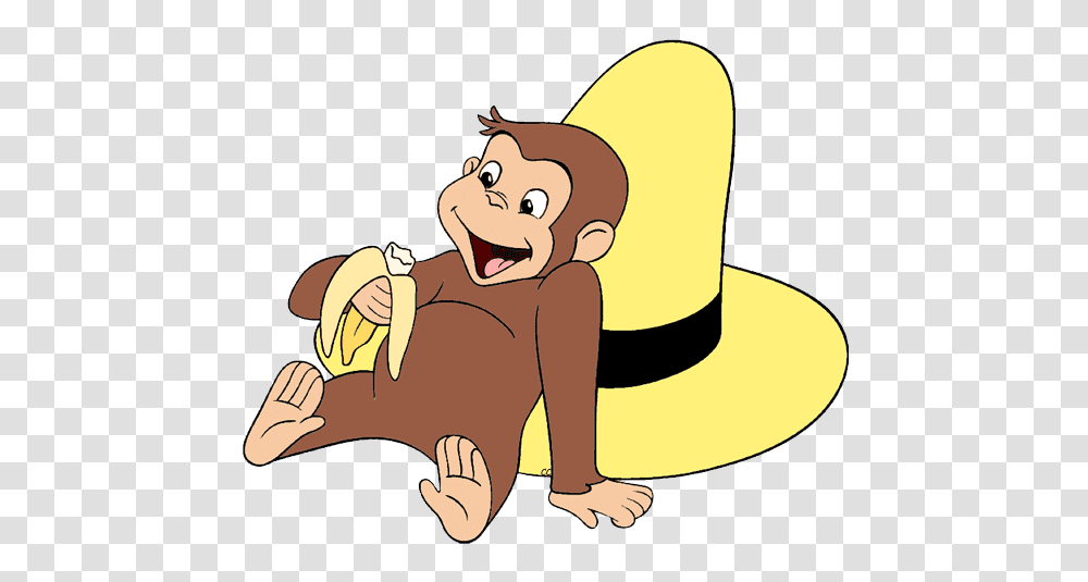 Curious George, Apparel, Cowboy Hat, Sun Hat Transparent Png