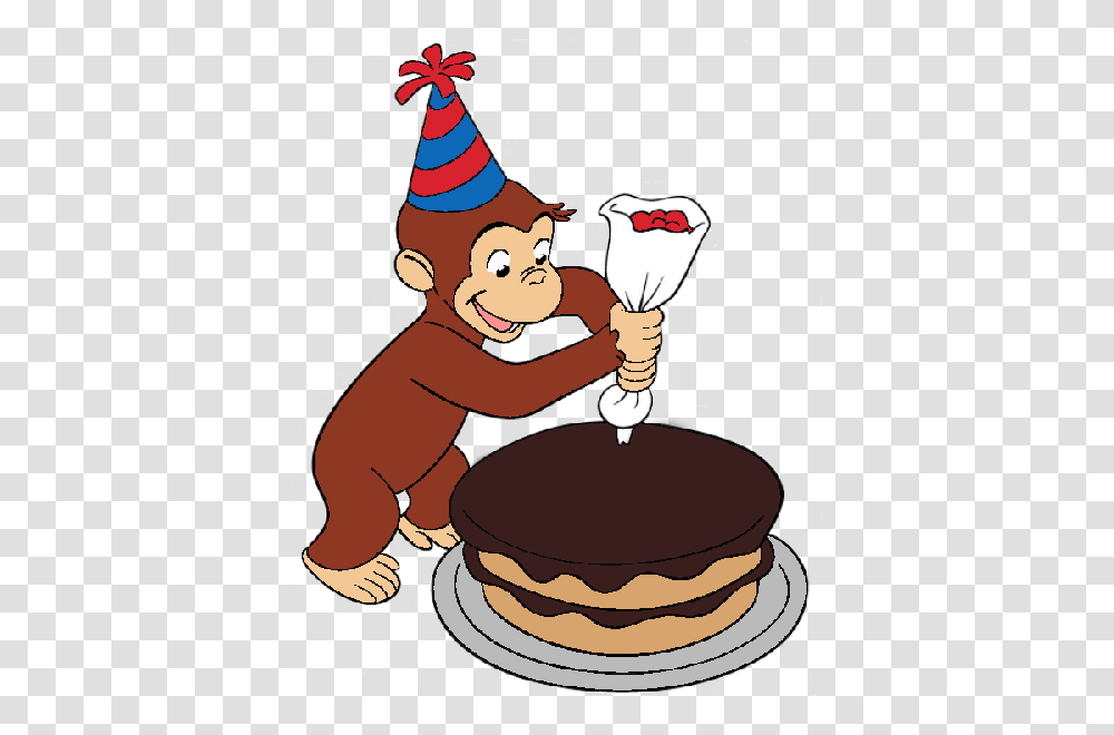 Curious George, Apparel, Party Hat, Beverage Transparent Png