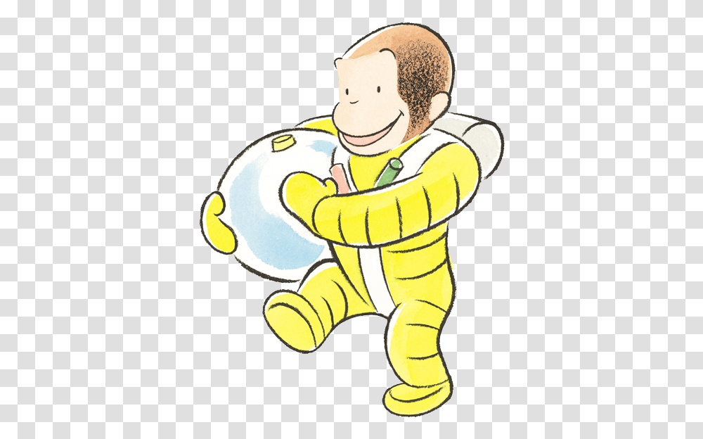 Curious George Curious George In Space, Art, Animal Transparent Png