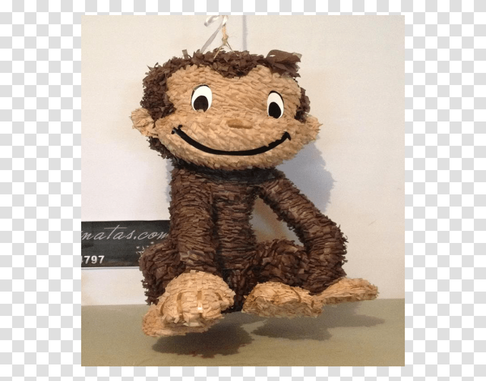 Curious George Custom Pinata In Houston Curious George Pinata, Toy, Plush, Teddy Bear Transparent Png