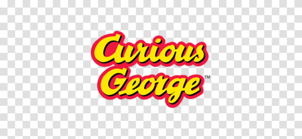 Curious George Logo, Word, Sweets, Food Transparent Png
