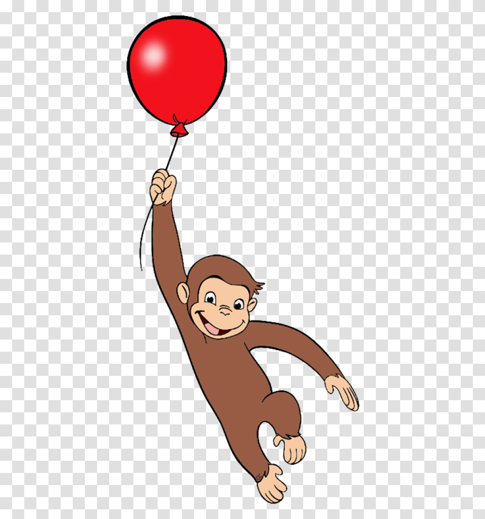 Curious George Red Balloon, Arm, Hand, Face Transparent Png