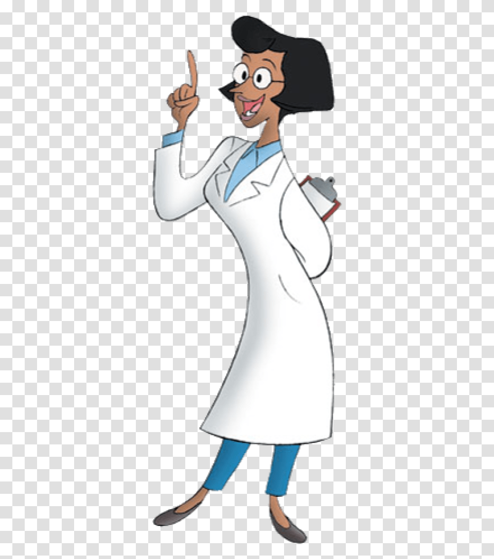 Curious George Scientist Lady, Person, Tie, Hand, Leisure Activities Transparent Png