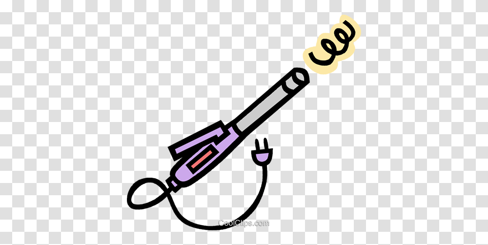Curling Iron Royalty Free Vector Clip Art Illustration, Scissors, Blade, Weapon, Weaponry Transparent Png