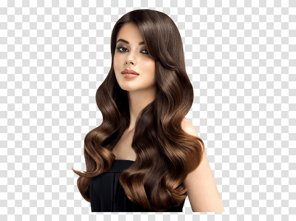 Curly Beautiful Brown Hair, Person, Human, Wig Transparent Png