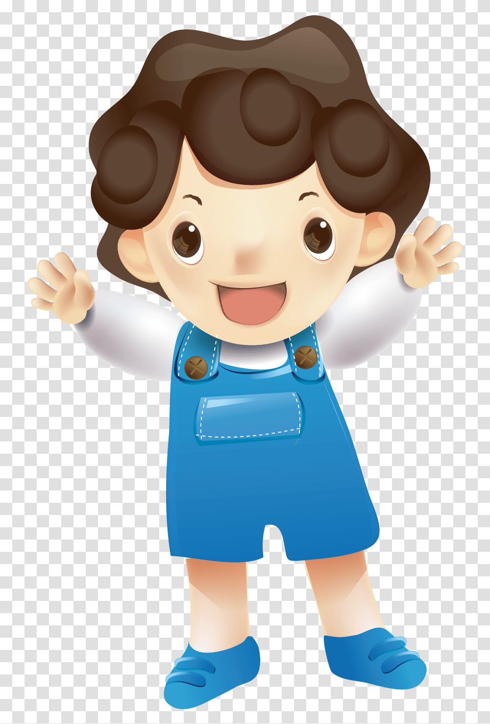 Curly Boy Download Boy Cartoon Background, Elf, Face, Toy, Head Transparent Png