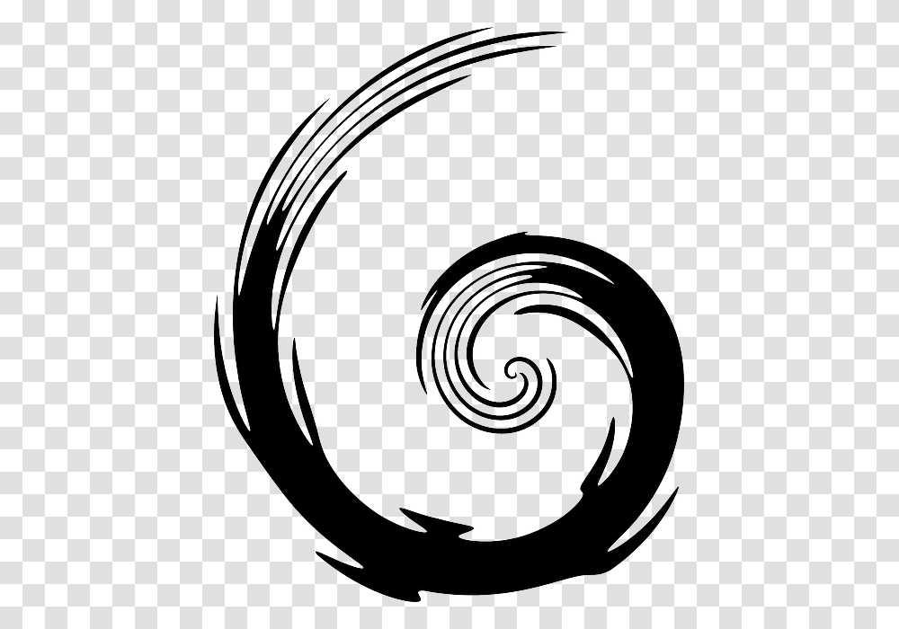 Curly Flourish Spiral Swirl Swirl Clip Art, Coil Transparent Png
