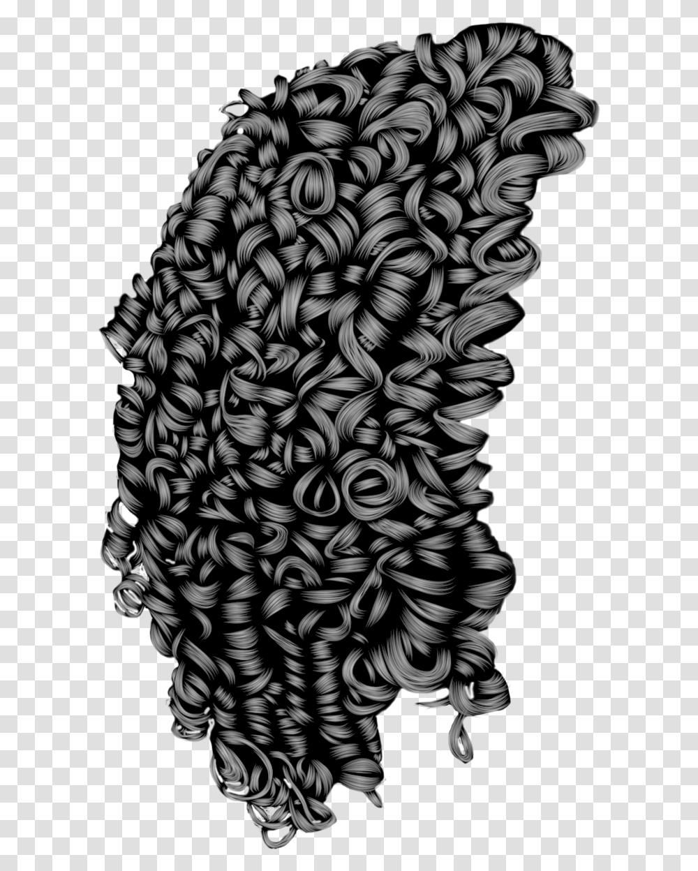 Curly Hair Curly Hair Background, Doodle, Drawing Transparent Png