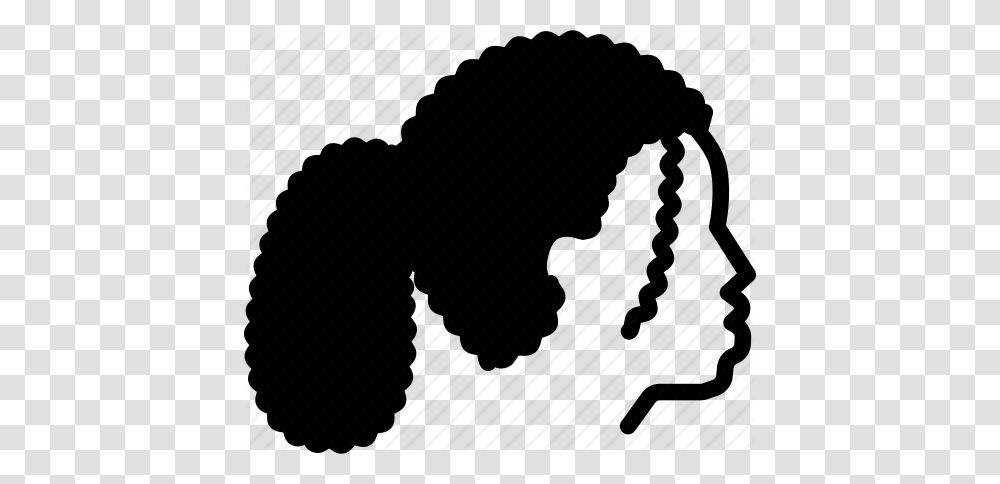 Curly Hair Hairstyle Ponytail Icon, Piano, Leisure Activities, Musical Instrument, Weapon Transparent Png