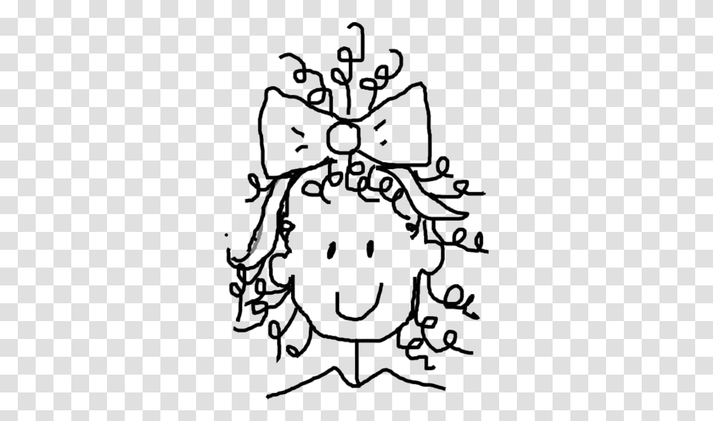Curly Hair Images White Curly Hair Cartoon Girl, Machine, Doodle, Drawing Transparent Png