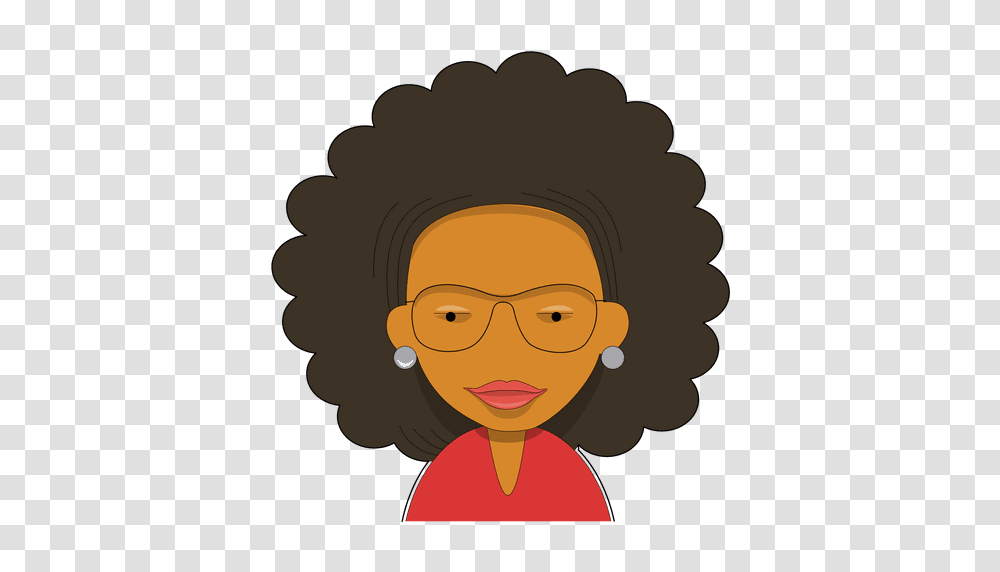 Curly Hair Woman Teacher, Face, Person, Head, Glasses Transparent Png