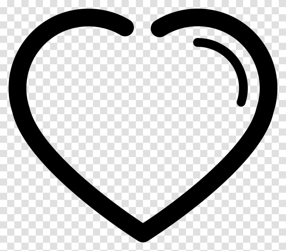 Curly Heart Outline Clipart Heart Shape Border, Label, Sticker, Stencil Transparent Png