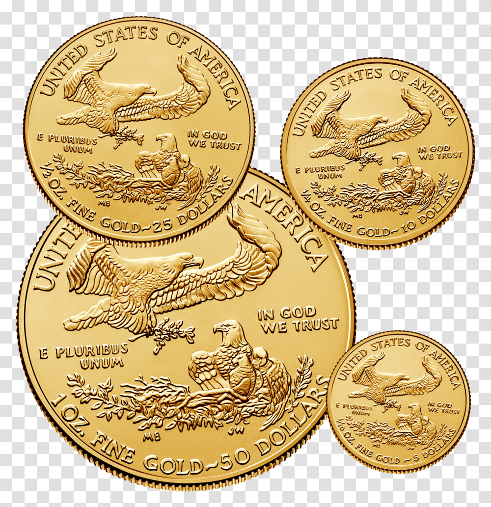 Currency Coin, Gold, Money, Bird, Animal Transparent Png