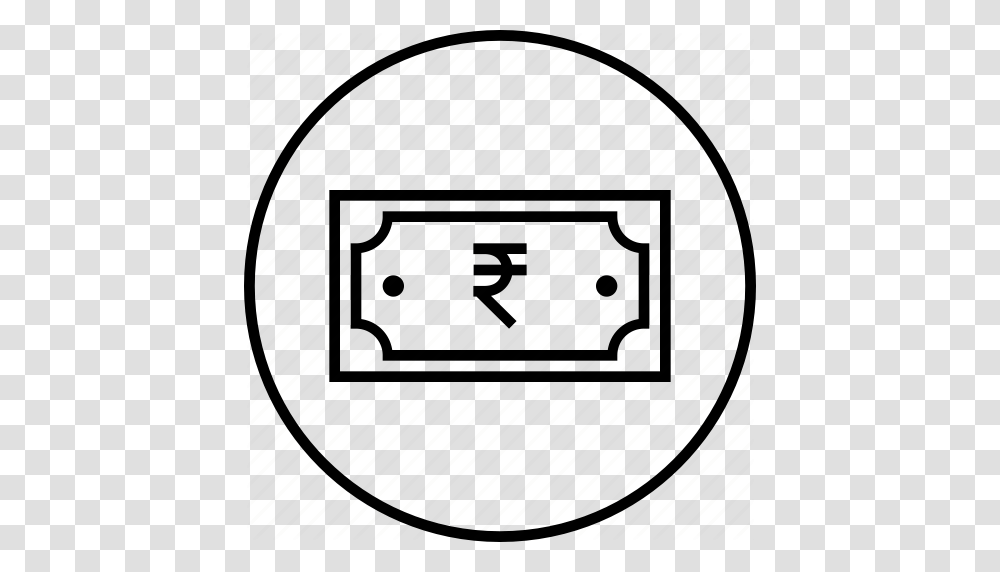 Currency Finance Indian Money Note Payment Rupee Icon, Clock, Digital Clock, Brick Transparent Png