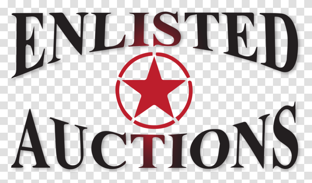 Current Auctions Enlisted Auction, Symbol, Text, Star Symbol, Poster Transparent Png