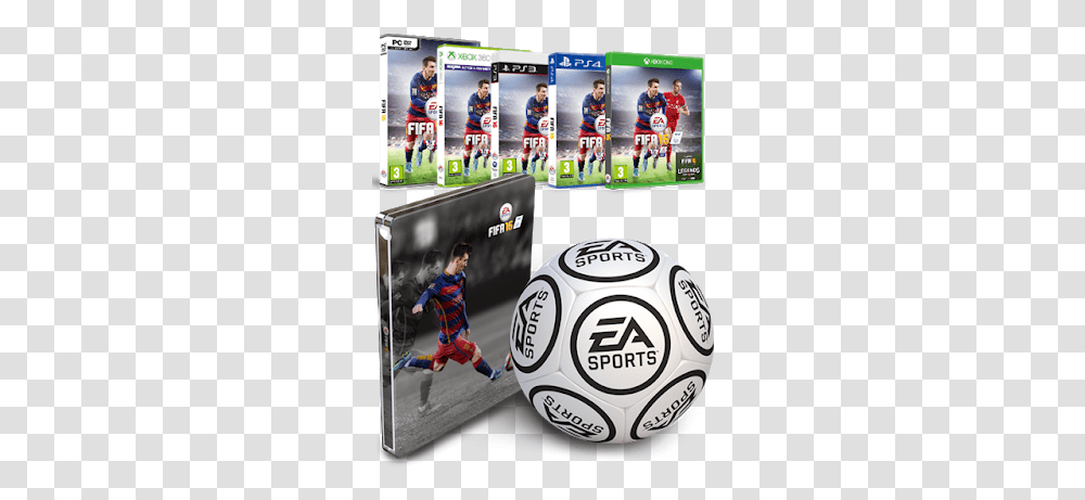 Current Gen Collectors Editions Games On Xbox 360 Fifa 16, Person, Human, Ball, People Transparent Png