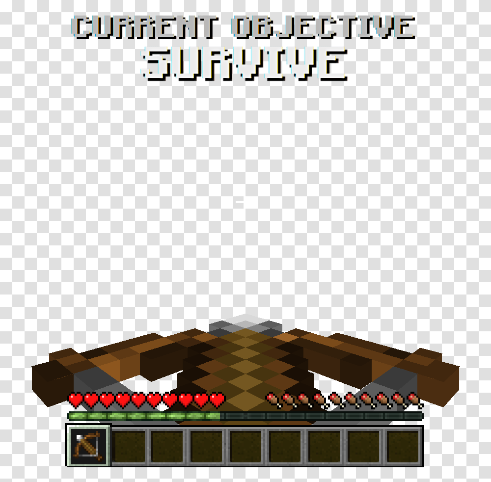 Current Objective Survive Meme, Minecraft Transparent Png