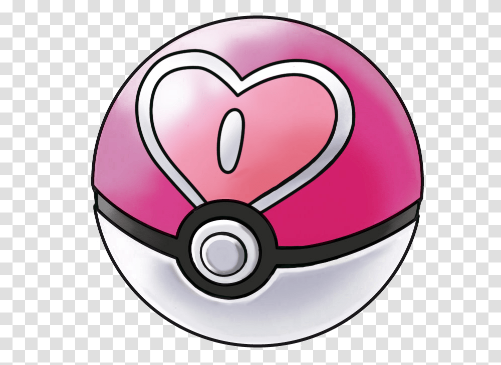 Current Pokemon Love Ball, Helmet, Apparel, Heart Transparent Png