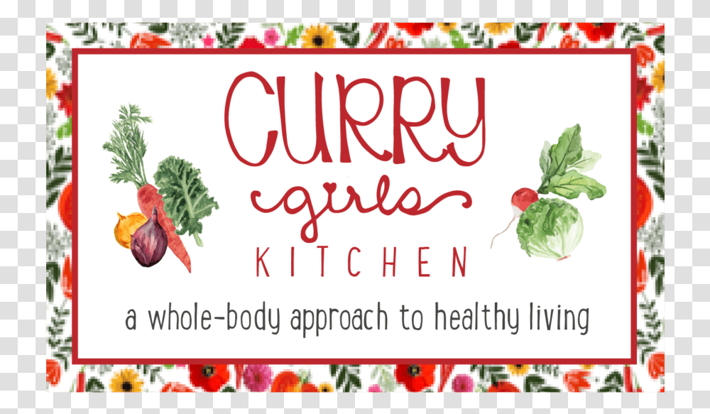 Curry Girls Kitchen Primary Logo Strawberry, Plant, Vegetable, Food, Produce Transparent Png