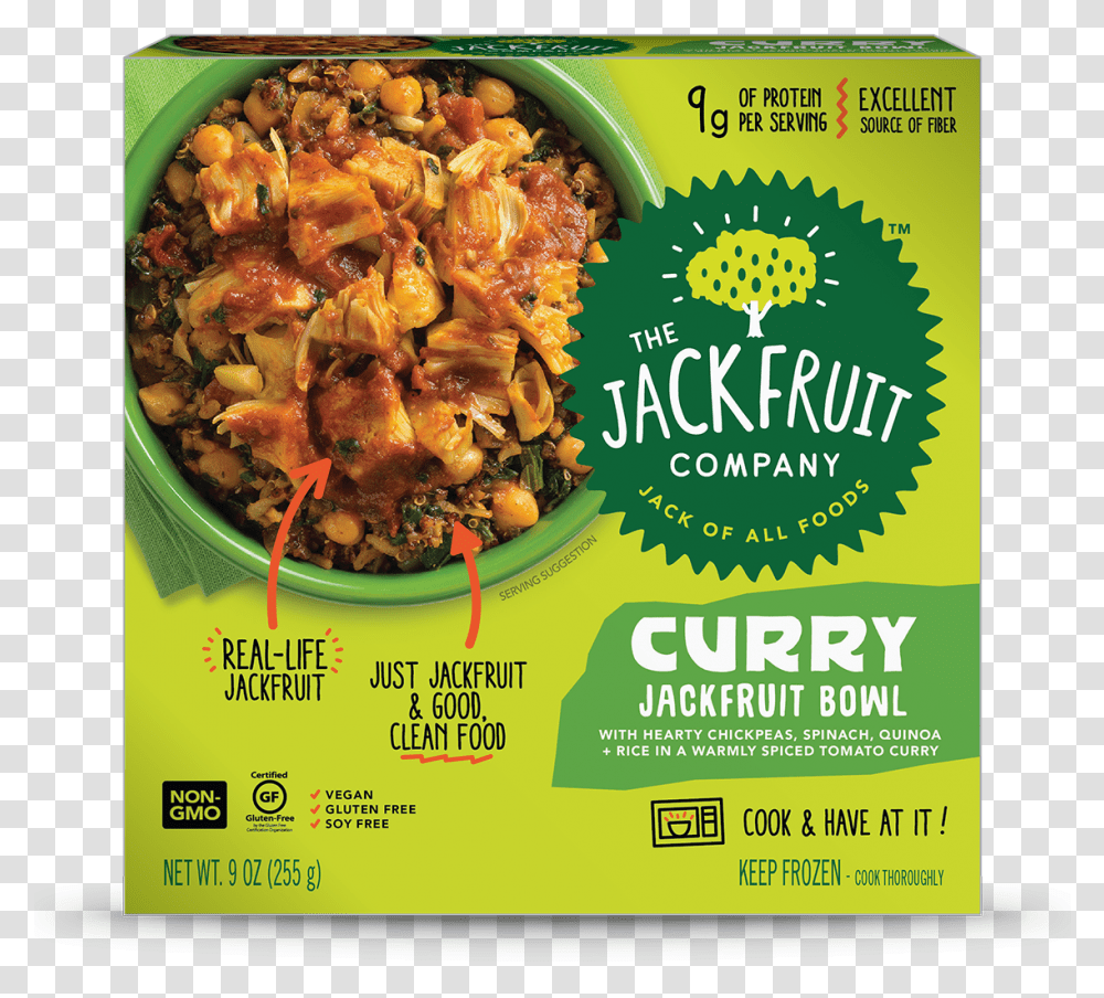Curry Jackfruit Bowl Jackfruit Company Curry, Advertisement, Flyer, Poster, Paper Transparent Png