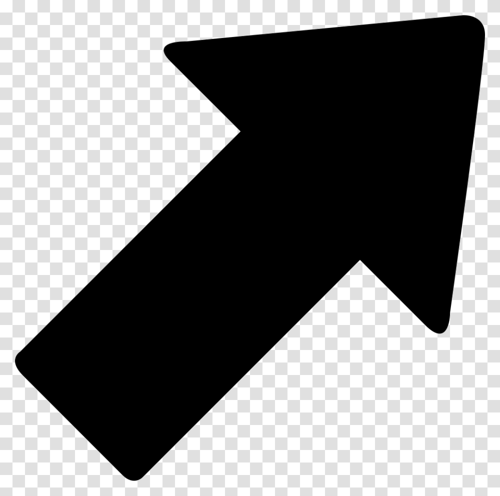 Cursor Arrow Arrow Pointing Up To The Right, Axe, Tool, Recycling Symbol Transparent Png