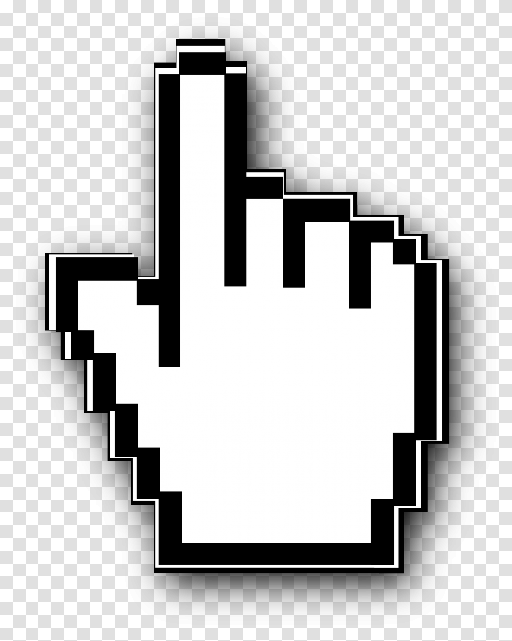 Cursor Hand Freeclipart Hand Mouse Arrow, Stencil, Adapter, Face Transparent Png