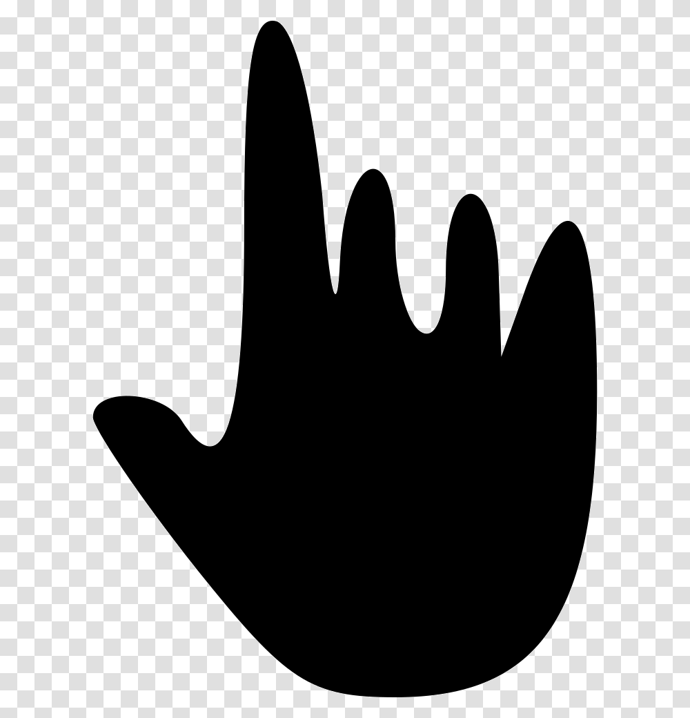 Cursor Hand Icon Free Download, Apparel, Silhouette, Glove Transparent Png