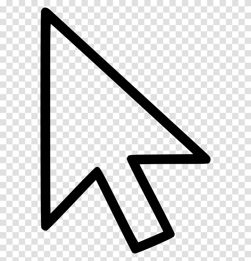 Cursor Mouse Svg Icon Free Download Windows 10 Cursor Icon, Triangle Transparent Png