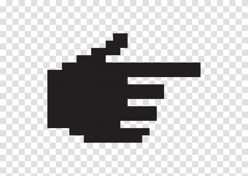 Cursor Pixel Hand Icon, Cross, Mailbox Transparent Png