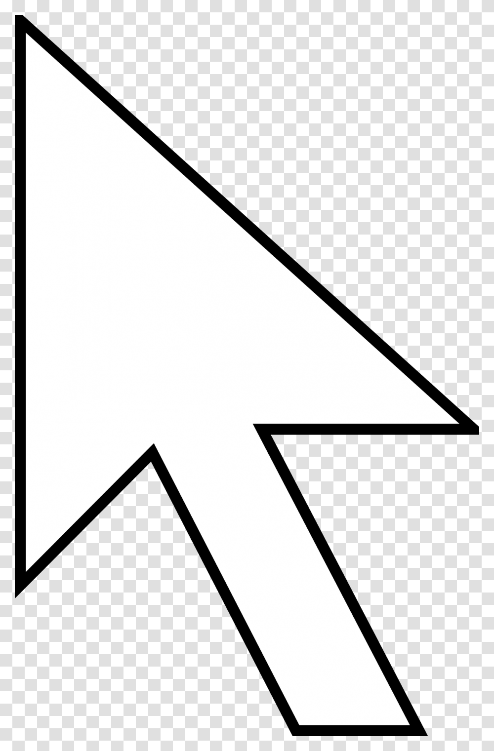 Cursor Pointer Arrow Mouse Pointer Black Background, Triangle, Symbol, Star Symbol,  Transparent Png