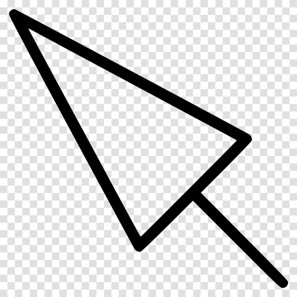 Cursor Triangle, Baton, Stick Transparent Png